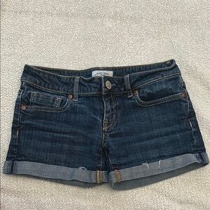 Aeropostale Blue Jean Shorts Classic Cuffed Design